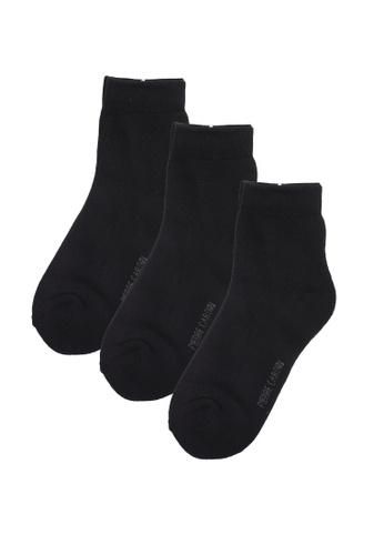 Pierre Cardin black Cotton Ankle Socks 3 Packs PS6253A 78AD6AA8C21B39GS_1