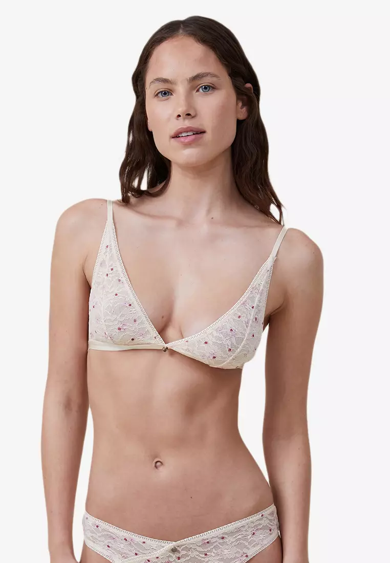 Buy Cotton On Body Cassie Lace Apex Padded Bralette Online