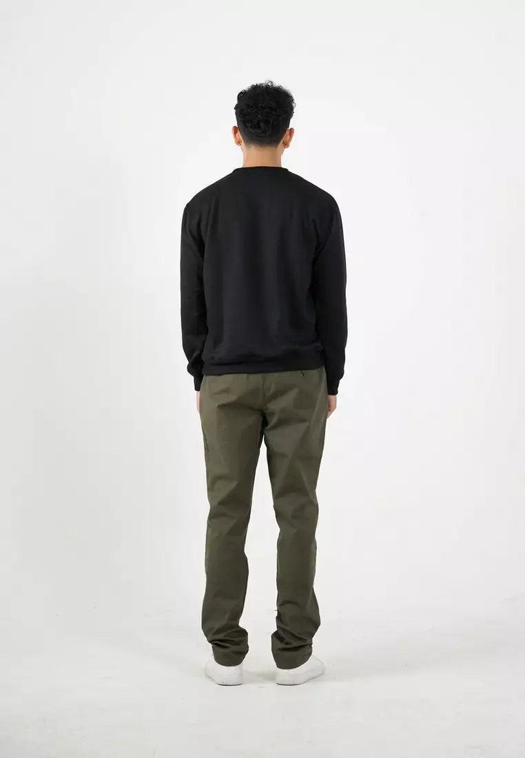 Greenlight Men's Jacket Crewneck Sweatshirt Regular Fit Fleece GL Type OL-C050425