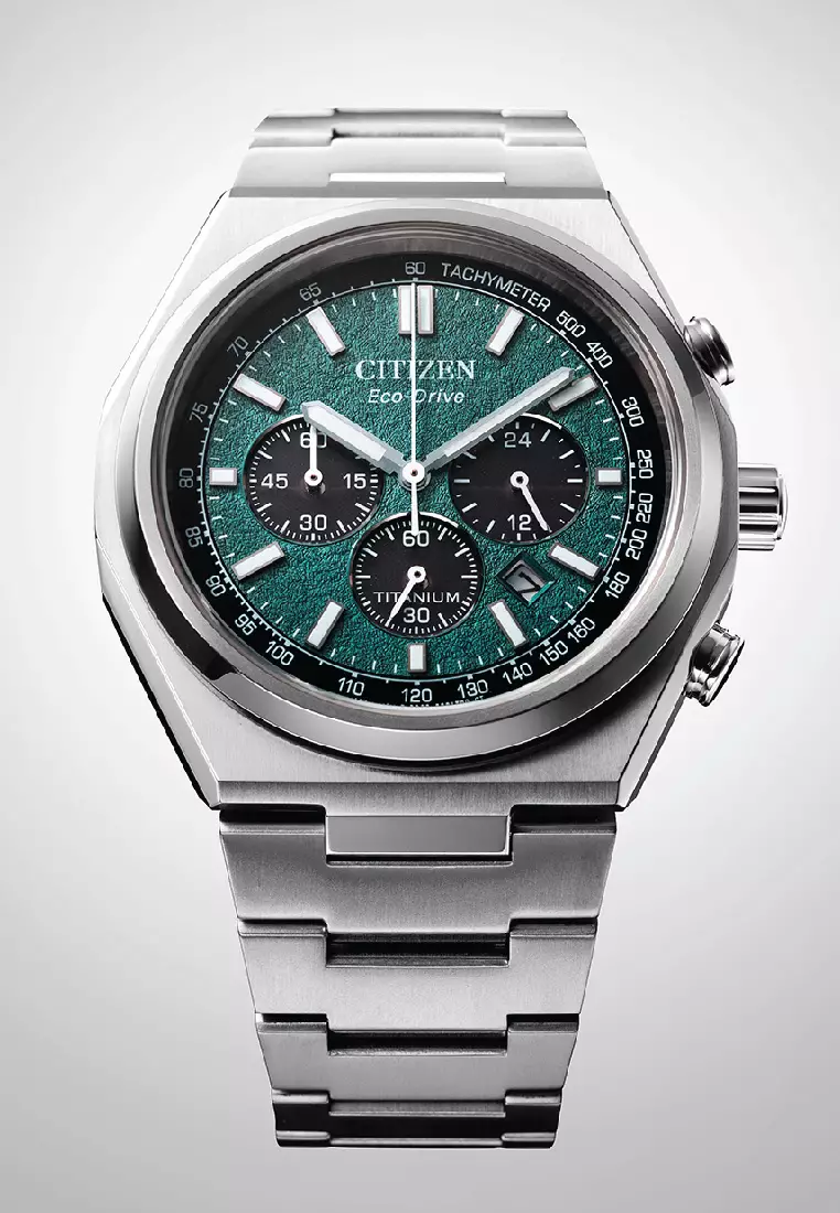 Buy Citizen Citizen Zenshin Eco-Drive Chronograph Super Titanium