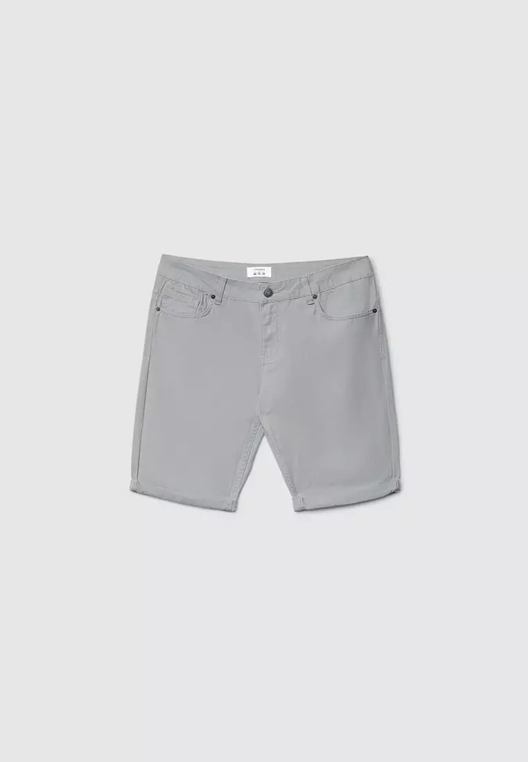 Men's 5-Pocket Cuffed Shorts