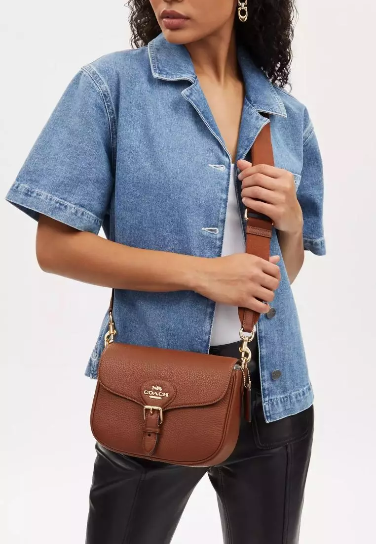 Coach Amelia Saddle Bag Redwood