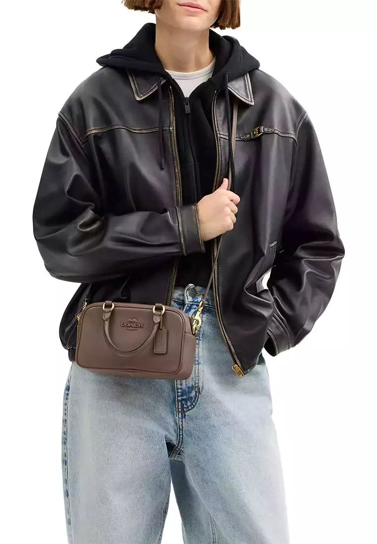 Satchel Crossbody Bag Dark Stone CT776