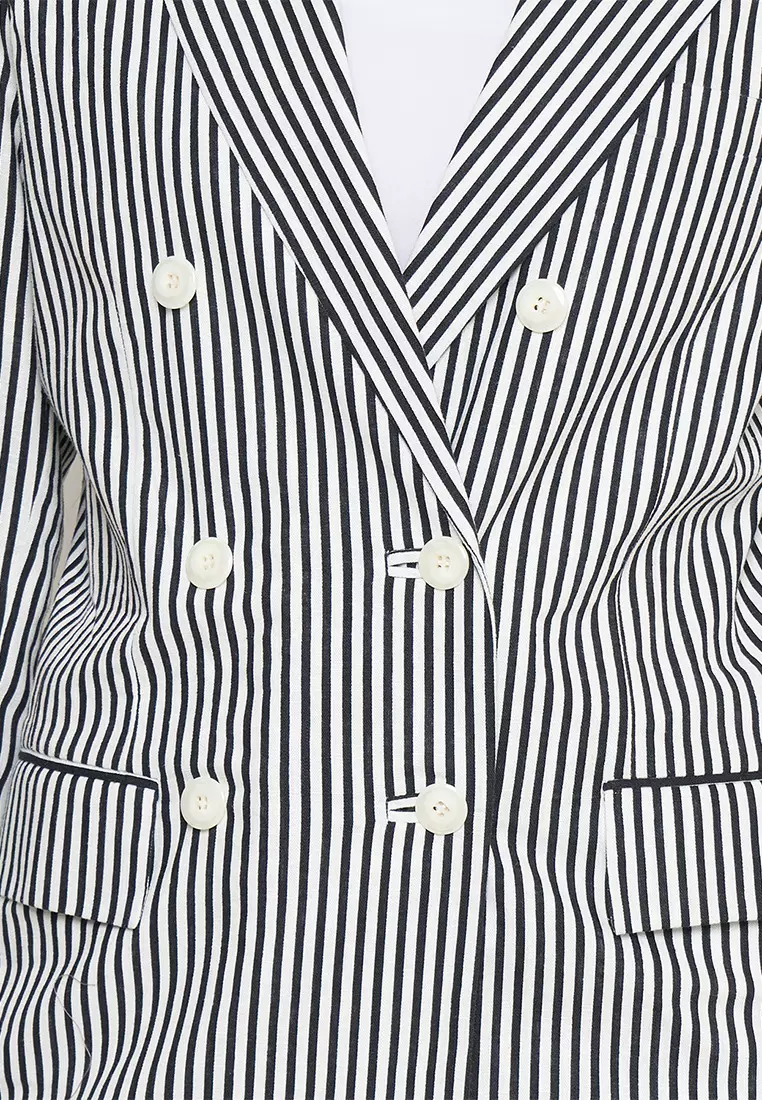KLA - Setelan Blazer Wanita Emma Stripes