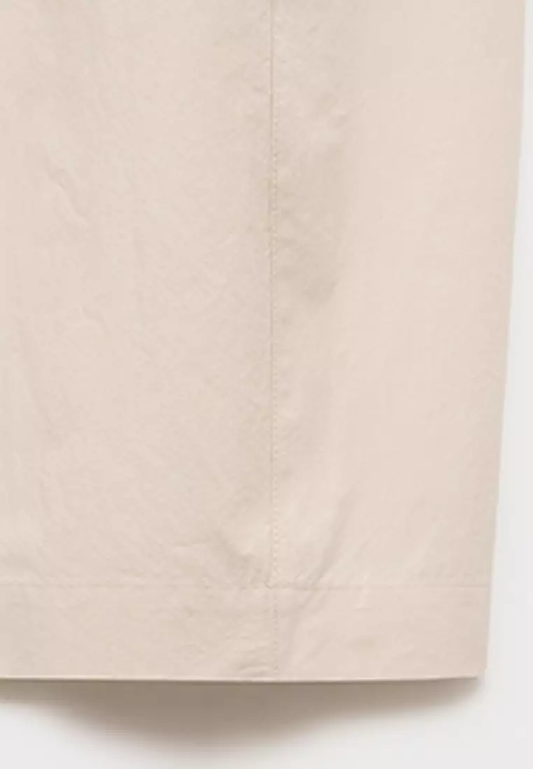 Paper Bag Cotton Trousers