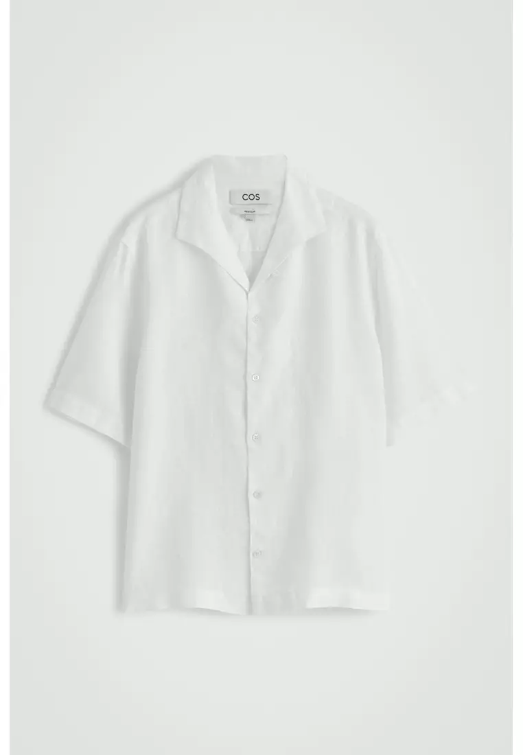 LINEN SHORT-SLEEVED SHIRT