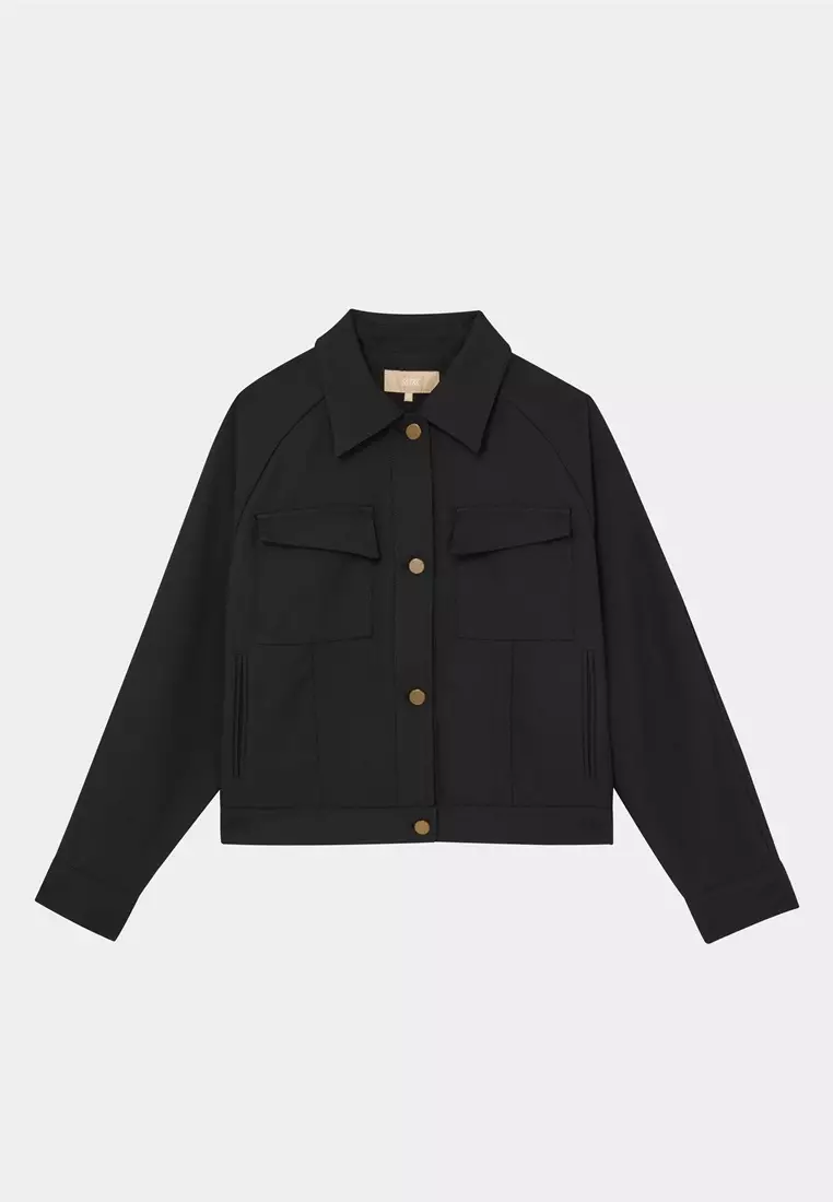 Black Pocket Jacket