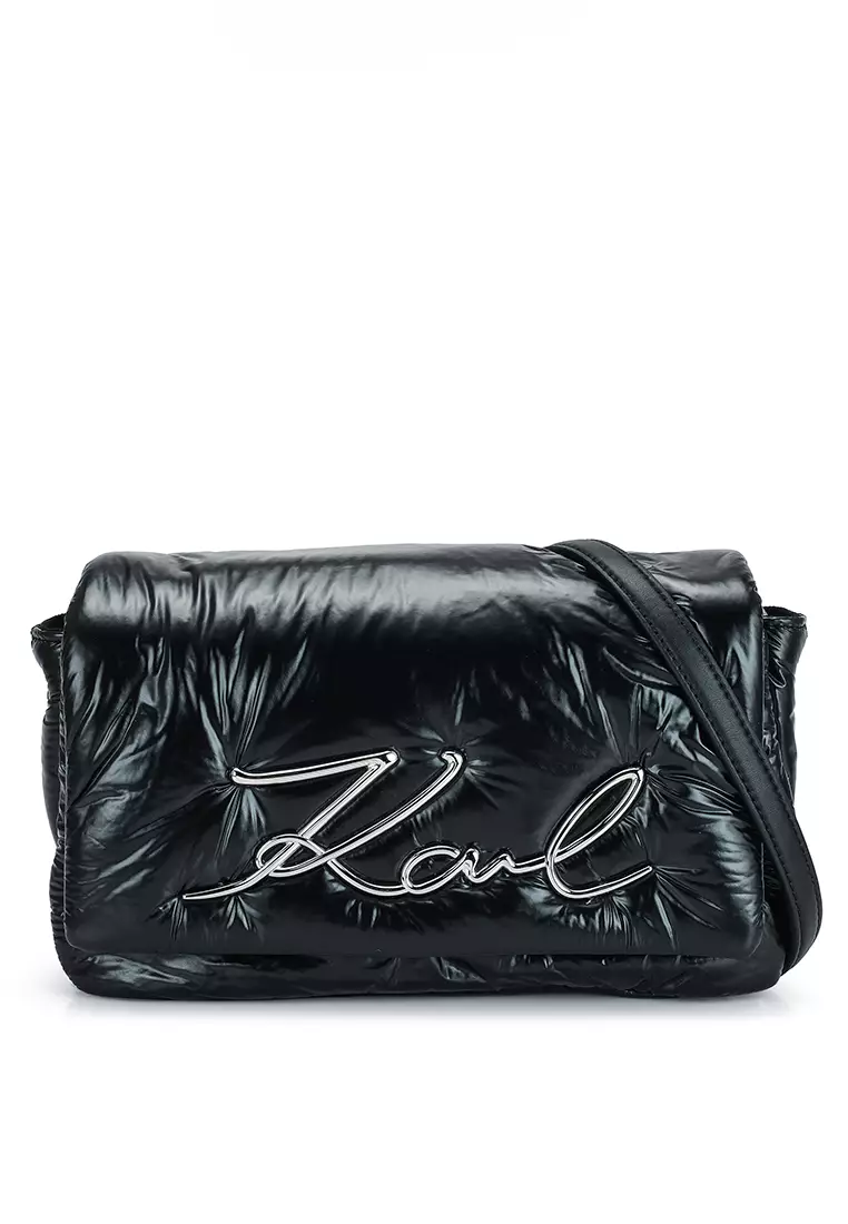 Karl lagerfeld k hotsell signature shoulder bag
