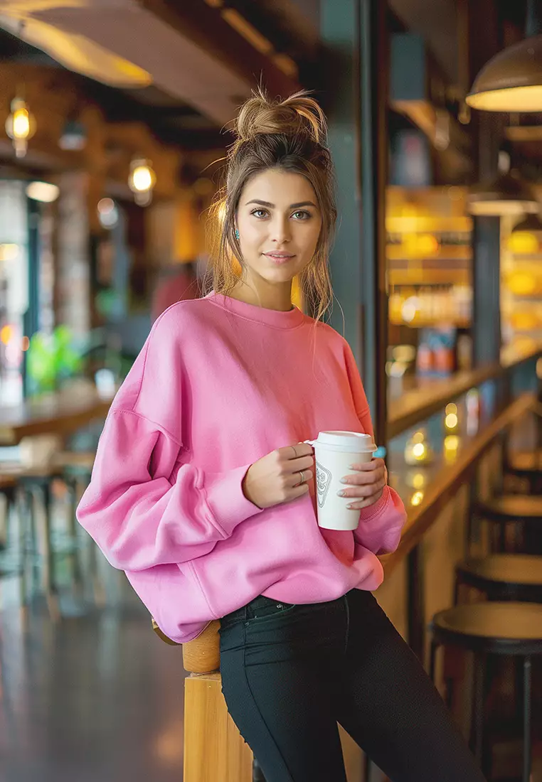 Long Sleeves Oversized Sweatshirt