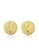 Rouse gold S925 Korean Alphabet Stud Earrings 50AD3ACA652C23GS_1