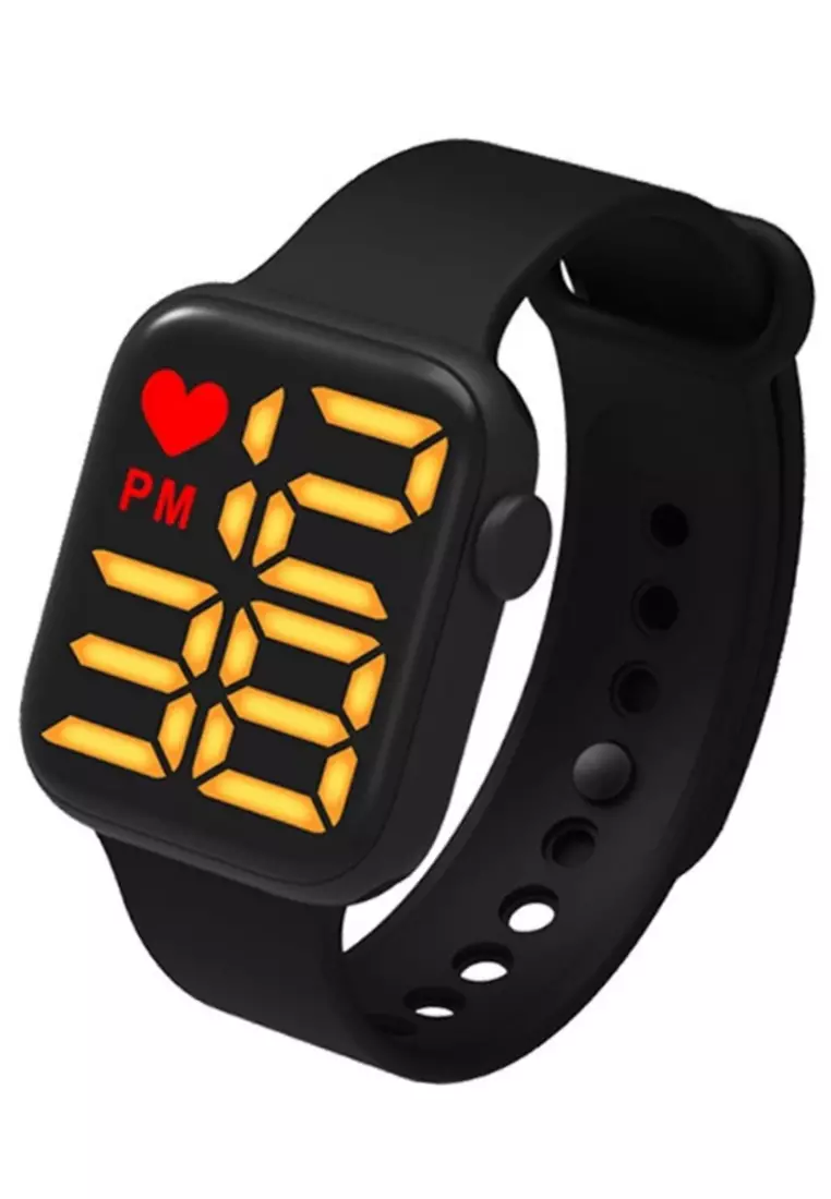 Jam Tangan Pria Digital Waterproof Many Function Strap Tali Material Silicone IR23 ORIGINAL