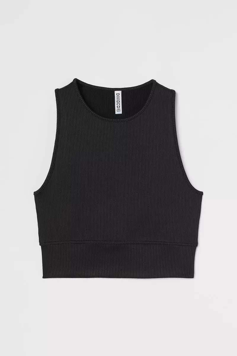 Buy H&M Ribbed sleeveless top 2024 Online