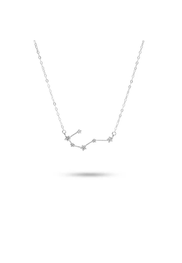 Gold cancer cheap constellation necklace