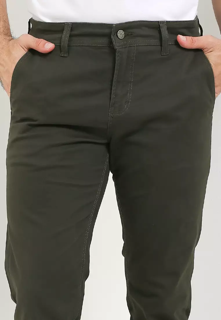 Slim Stretch Fit Chino Pants HSS018DG