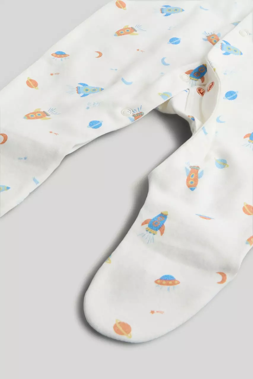 Mothercare 3 Pack Space Sleepsuits - Piyama Bayi Laki-laki (Multi)