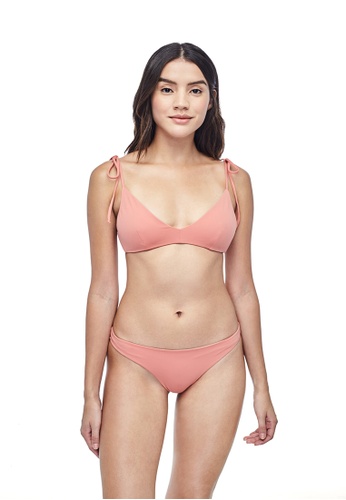 Ozero Swimwear pink COMO Bikini Top in Dusty Coral FF5FFUS6670284GS_1