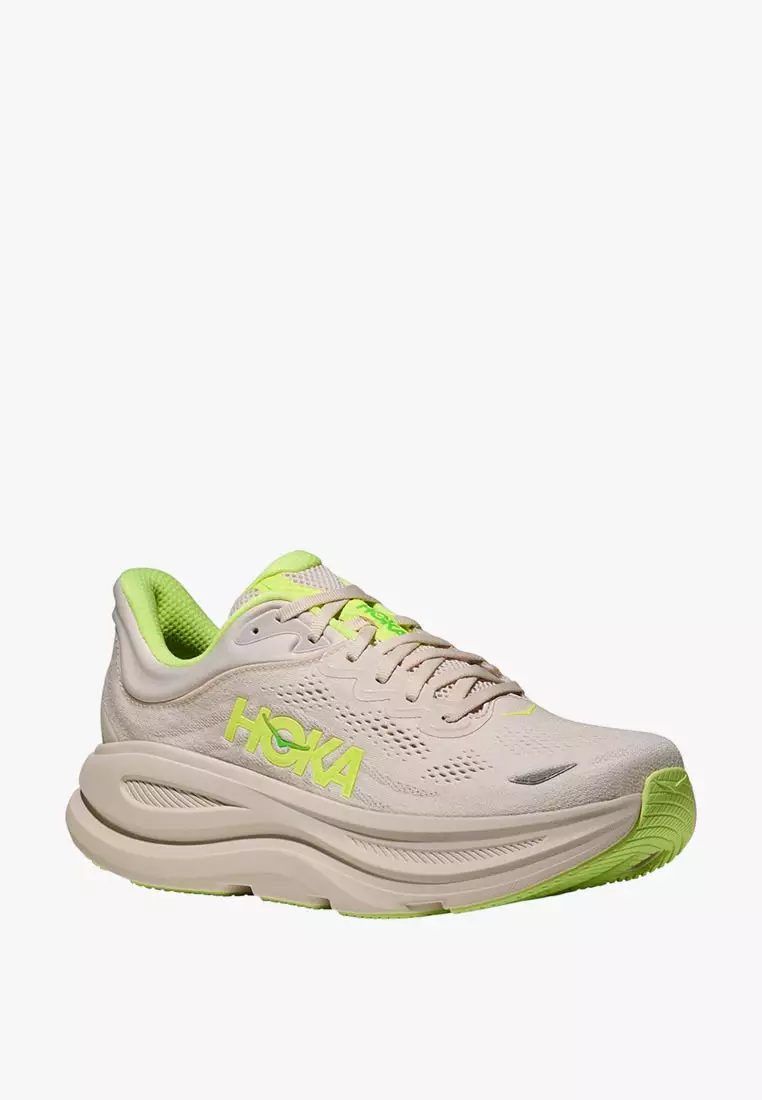 Bondi 9 Wide Running Shoes Mens - Grey