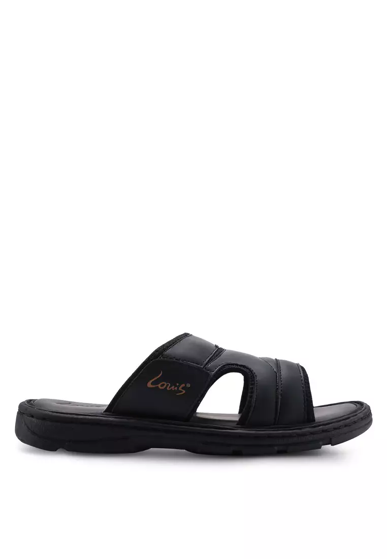 Discount on Louis Cuppers  shoes - SKU: Paneled Flat Sandals