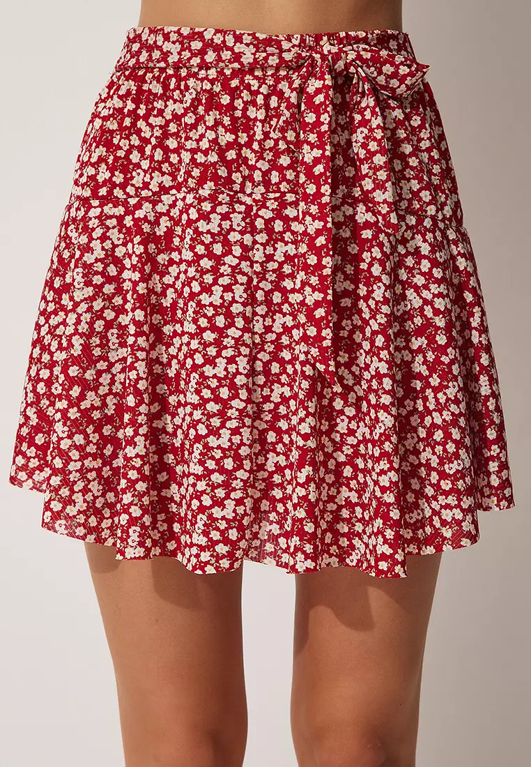 Floral Pattern Skort
