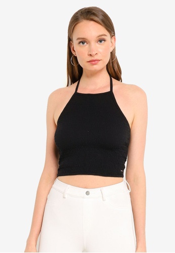 Get Wallpaper Buy Hollister Smocked Tie Back Halter Top Online On Zalora Singapore Free HD