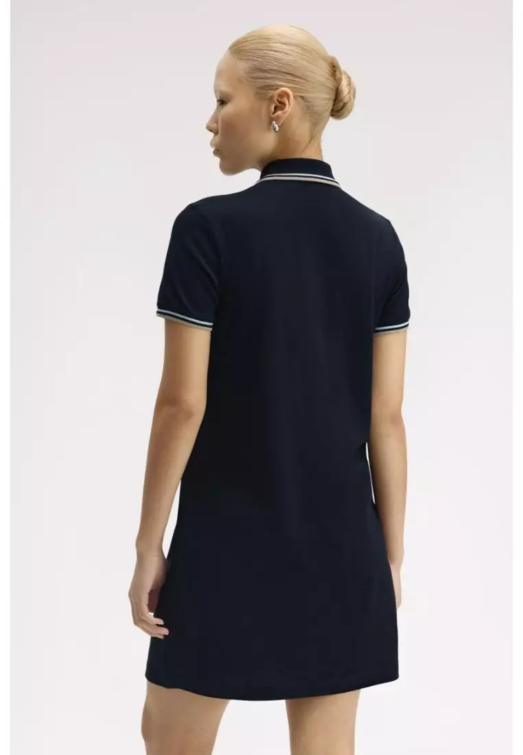 Fred Perry D3600 Twin Tipped Fred Perry Dress (Navy / Light Ice / Warm Oat)