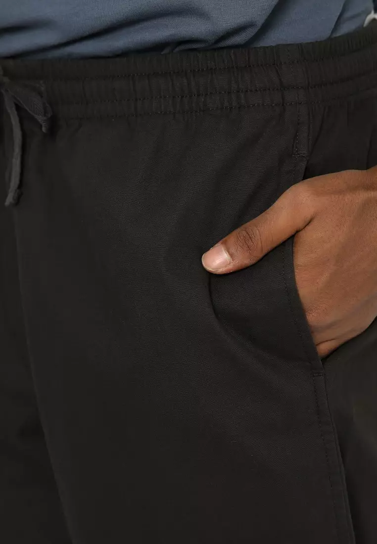 RBJ Celana Pendek Karet Polos Cotton Dark Army Pria