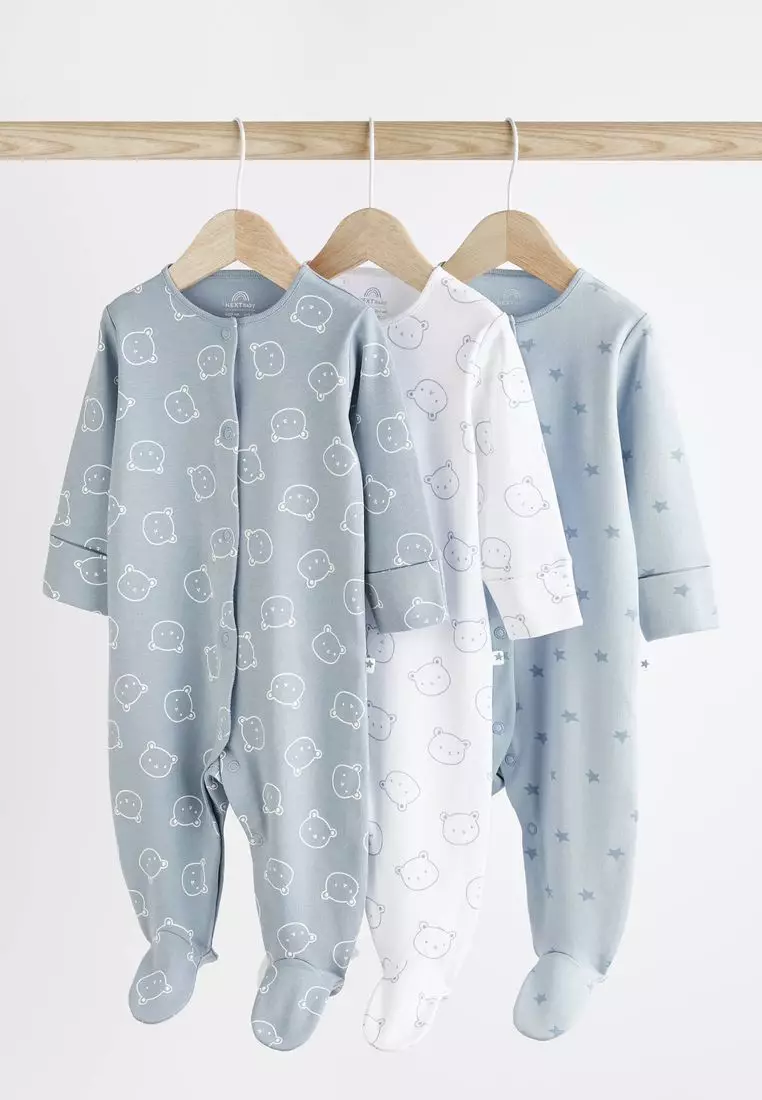 Next baby boy clearance sleepsuits