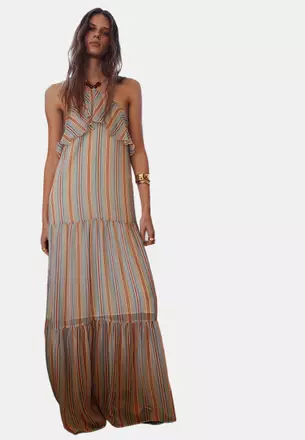 chinese dress ladies Mango Maxi Dress M