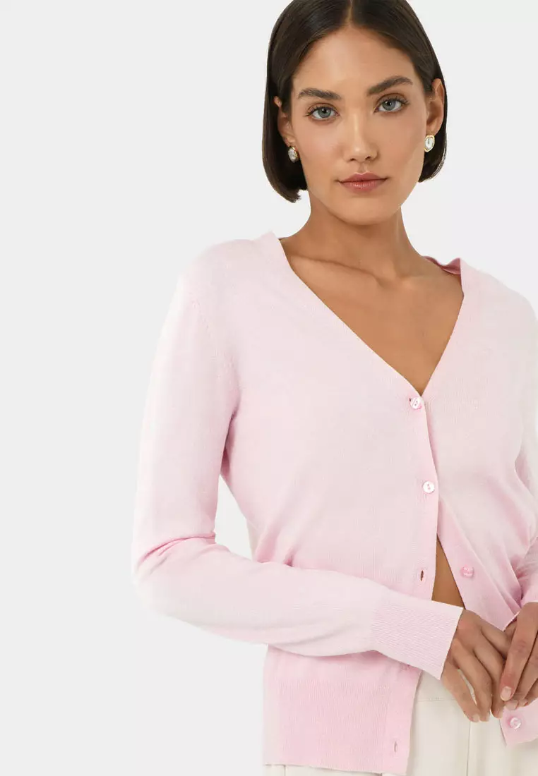 Nicolette V-Neck Knit Cardigan