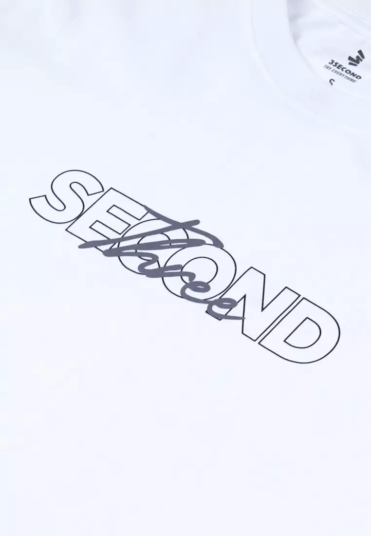 3Second Men's T-Shirt Short Sleeve Regular Fit Cotton Shaula 351124