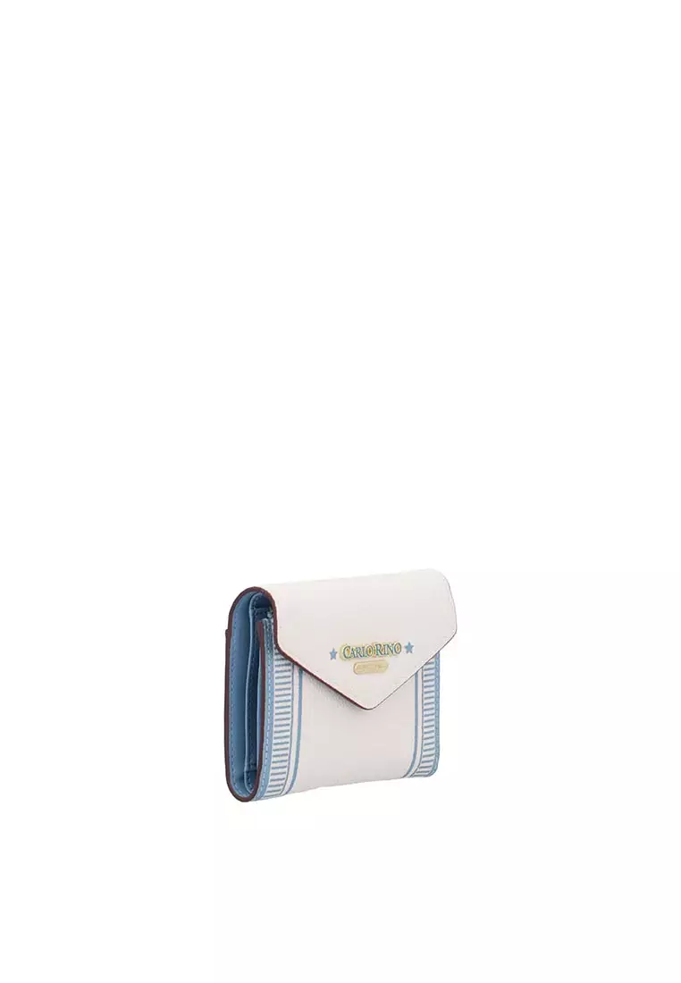 The Ivy Short Wallet - Blue