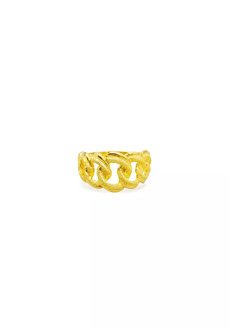 375/9K Gold Coco Ring C74