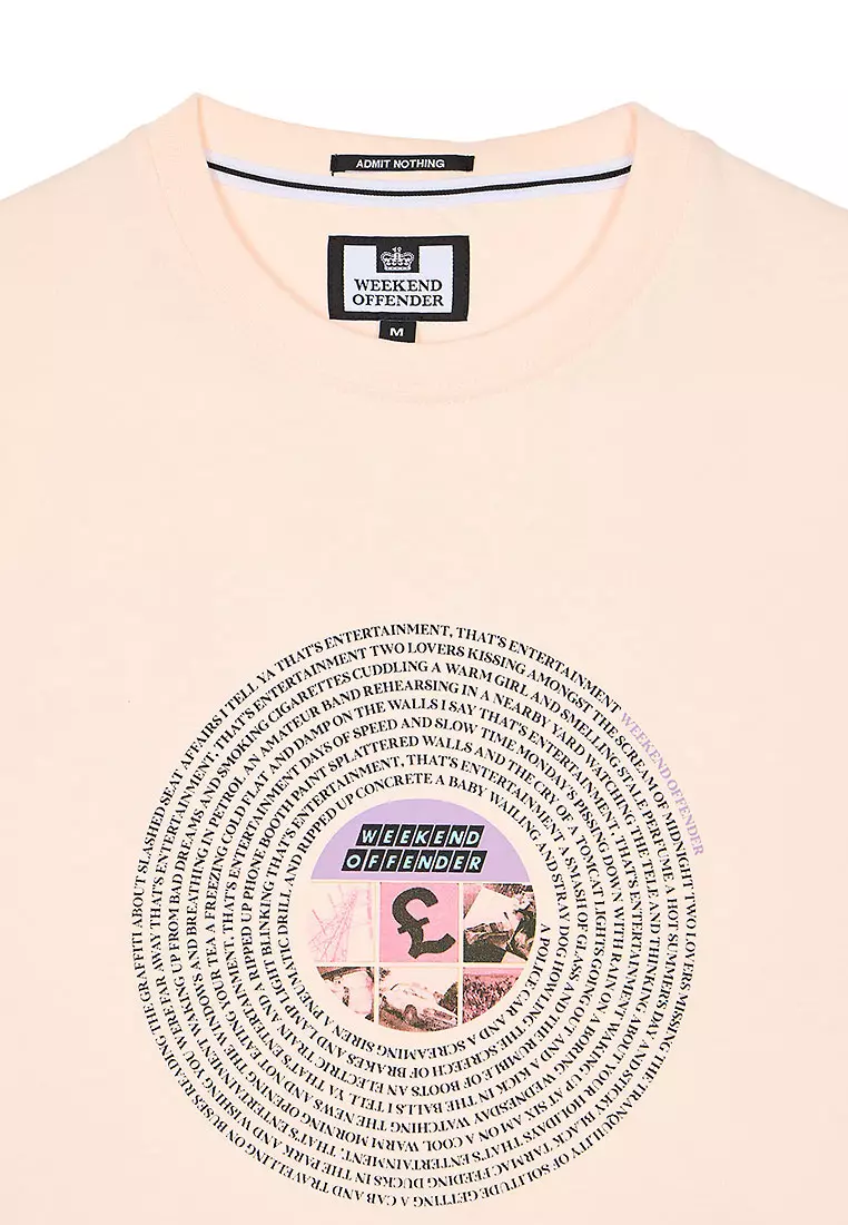 MENS ALABASTER ENTERTAINMENT GRAPHIC TEE