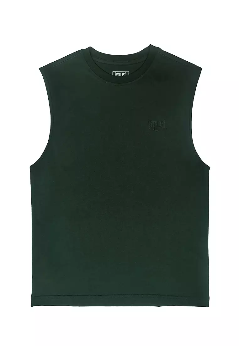 Everlast Men's Sleeveless Muscle Tank Top - Dark Green (4130619LMT2)
