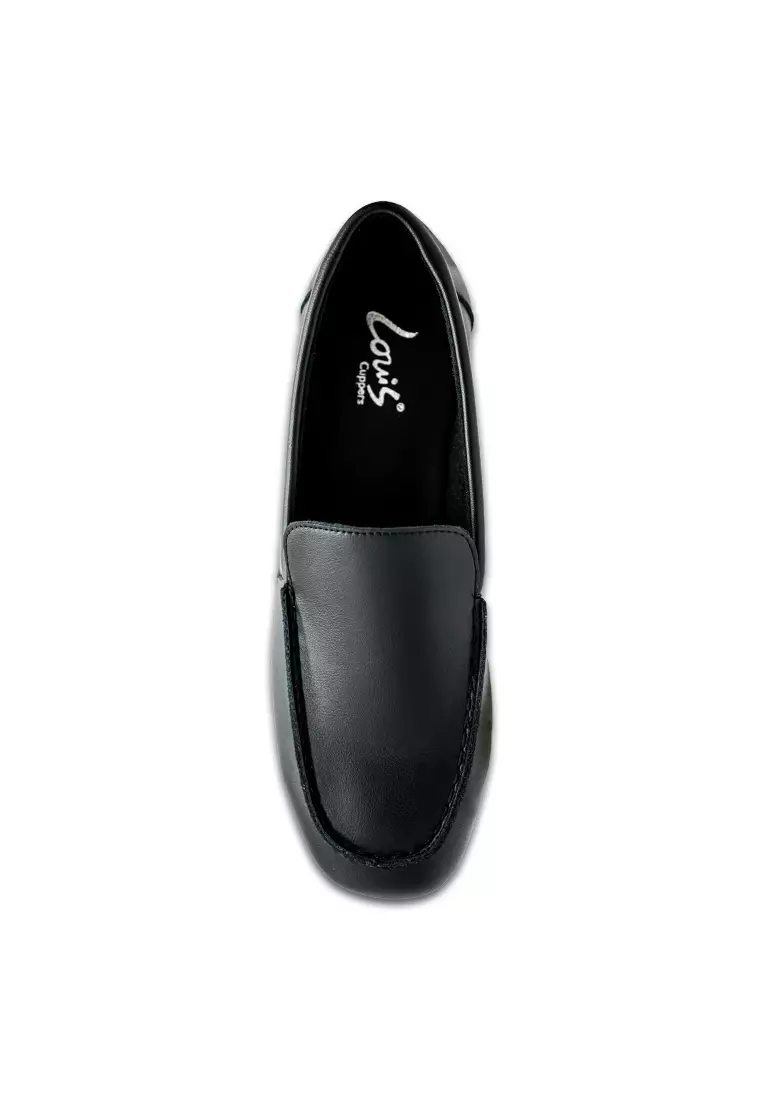 Women Slip On Faux Leather Loafers