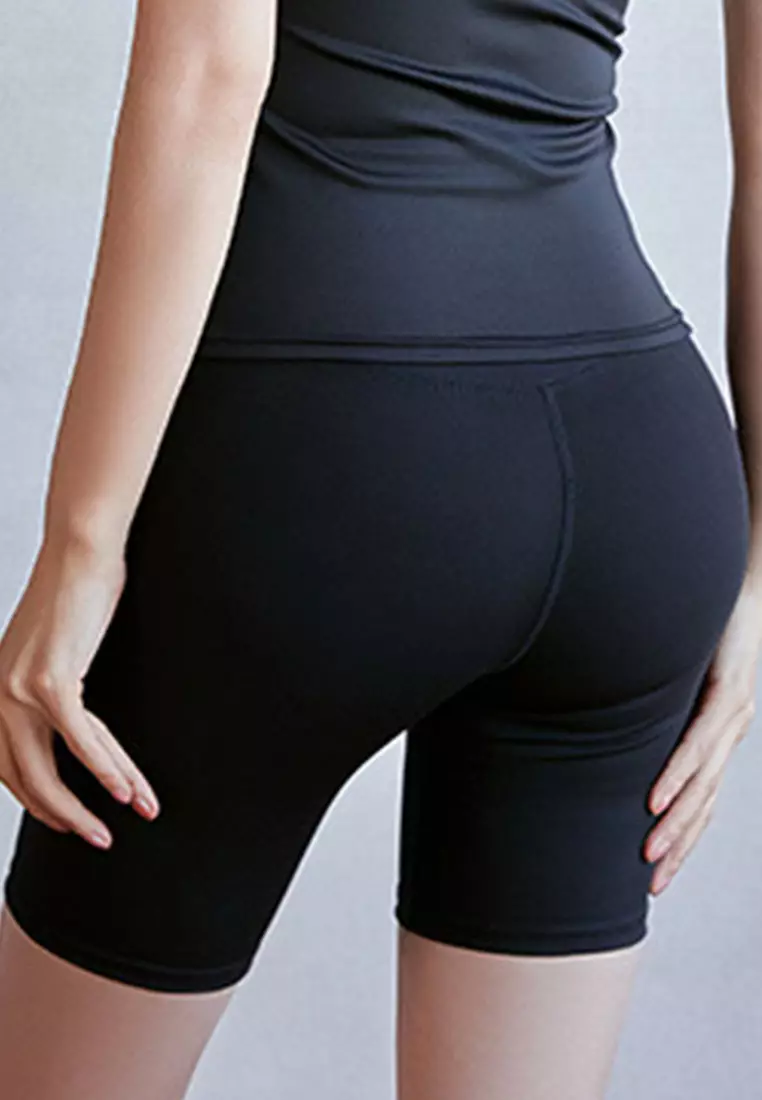 Skinny Top with Bike Shorts Set A081020BK