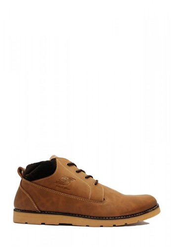 D-Island brown D-Island Shoes Boots Sole Rubber Top Velvet Leather Brown DA219SHA341601GS_1