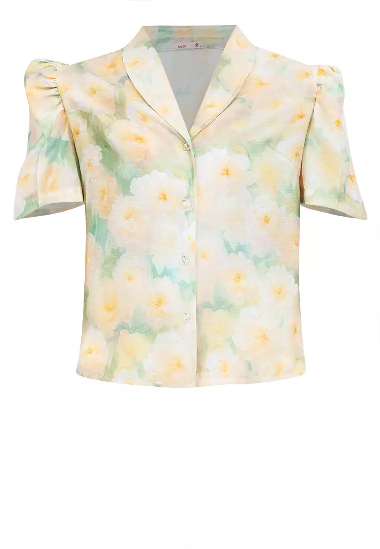 AEMIE Filipiniana Butterfly Sleeves Blouse