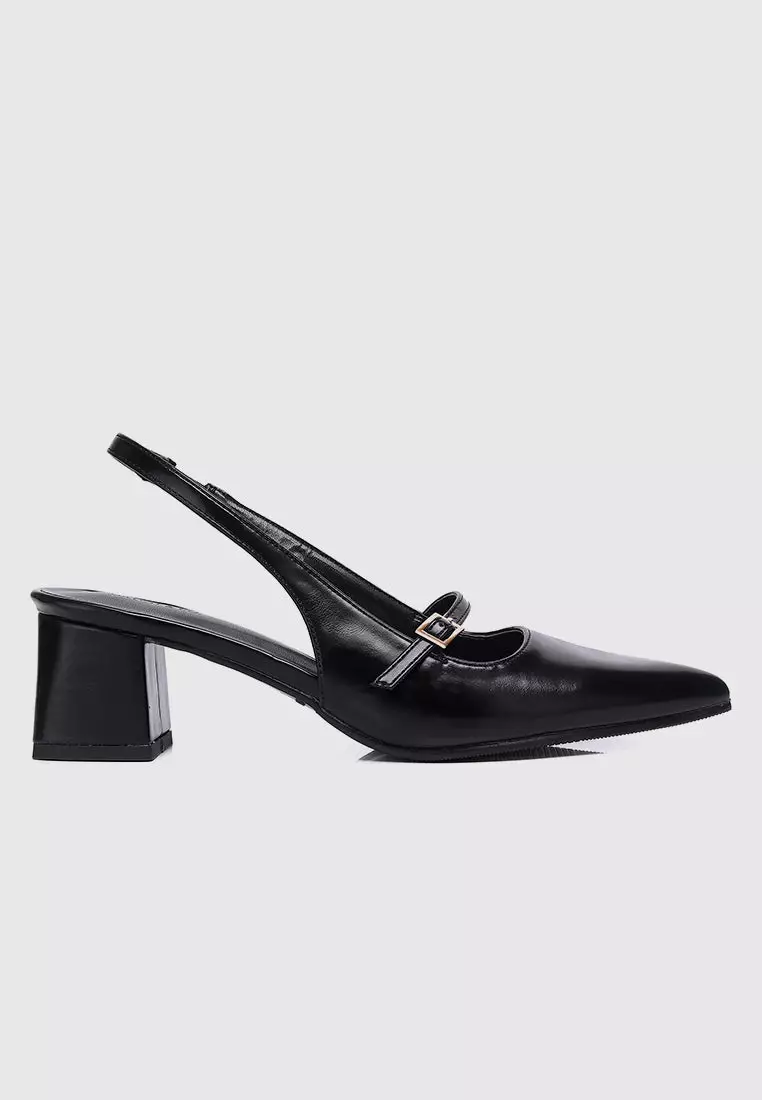 Leila hot sale slingback mule