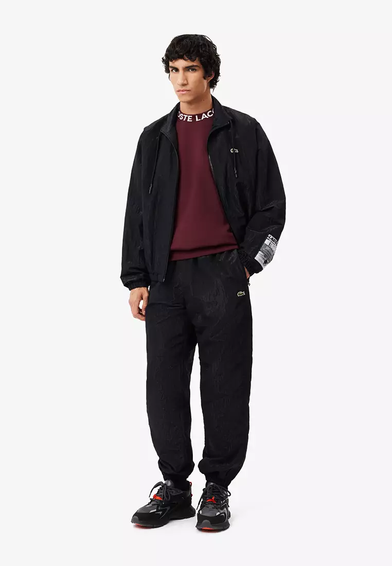 Buy Lacoste Logo Jacquard Collar Double Face Sweatshirt 2025