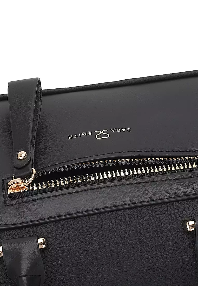 Women's Top Handle Bag / Sling Bag / Crossbody Bag / Shoulder Bag - Black