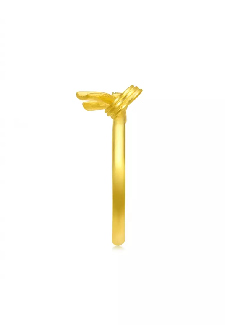 Buy Chow Sang Sang 999.9 24K Solid Gold Butterfly Bow Adjustable