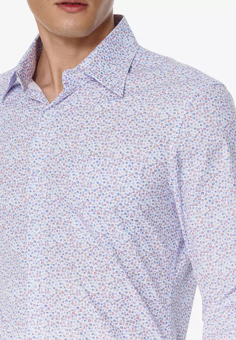 Dot Starry Sky Slim Fit Shirt