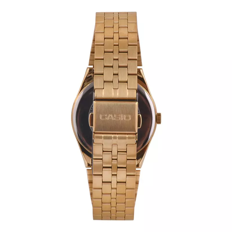 Jam Tangan Pria Casio General MTP-B146G-3AVDF MTPB146 MTP-B146G Green Dial Gold Stainless Steel Band