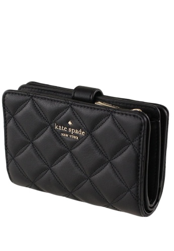 Kate Spade Kate Spade Natalia Medium Compact Bifold Wallet - Black | ZALORA  Malaysia