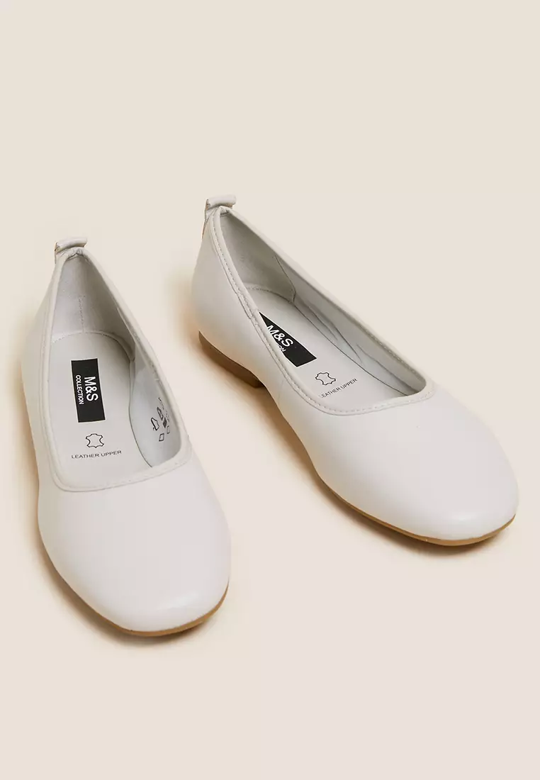 Leather Ballet Pumps