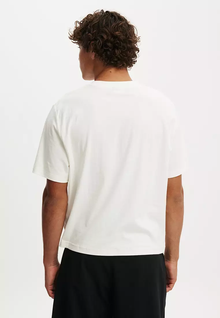 Cropped Fit Graphic T-Shirt