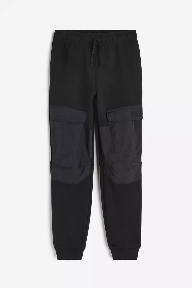 Sports Cargo Joggers - Black - Men