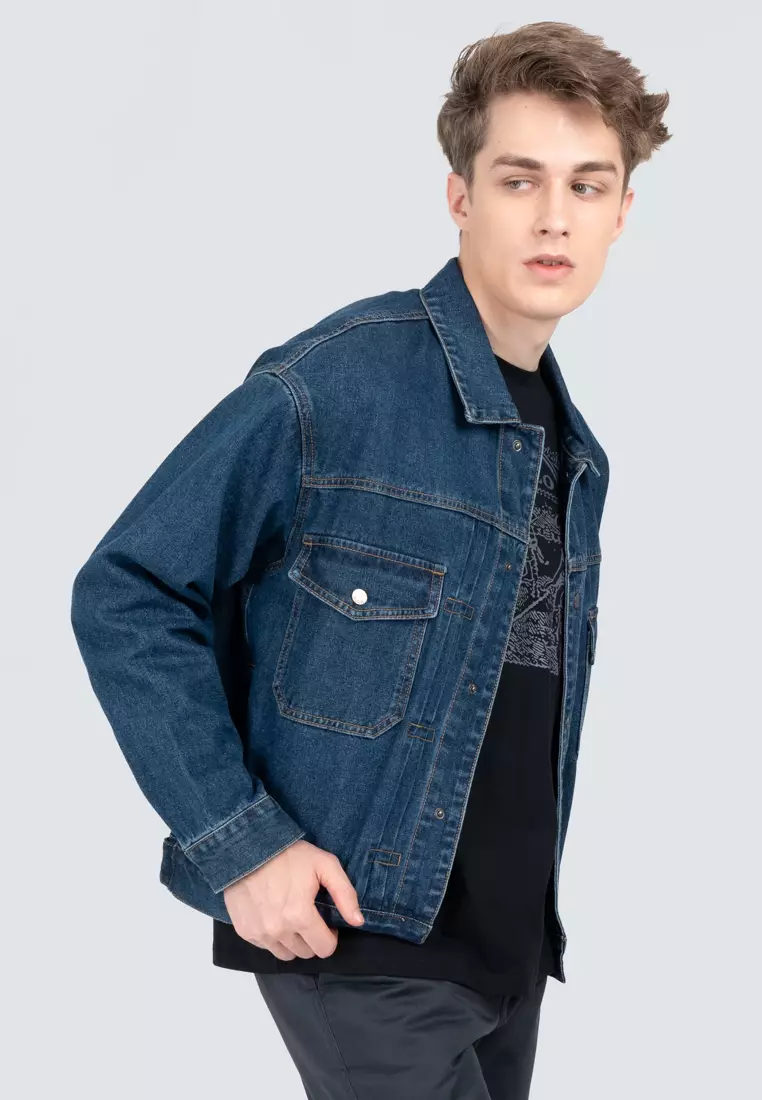 Polo Haus - Men’s Indigo Theme Denim Jacket MDJK1004