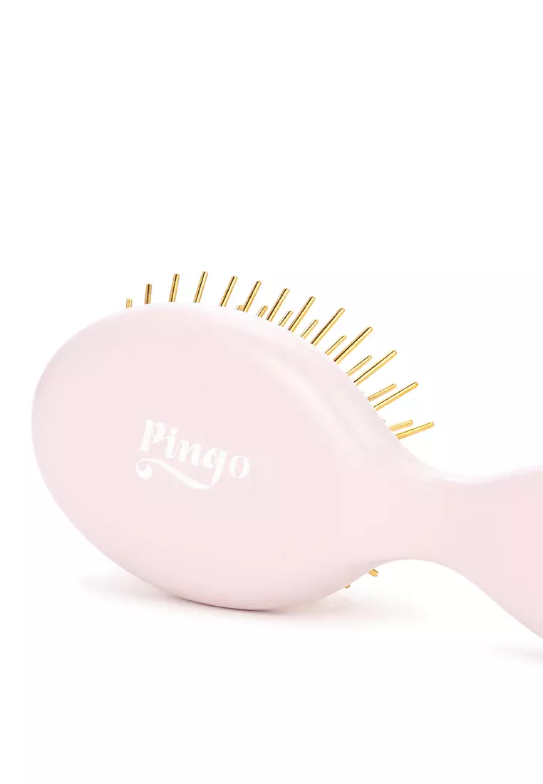 Qmini Beechwood Golden Hair Brush